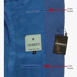 Gioberti Kids Blue Blazer